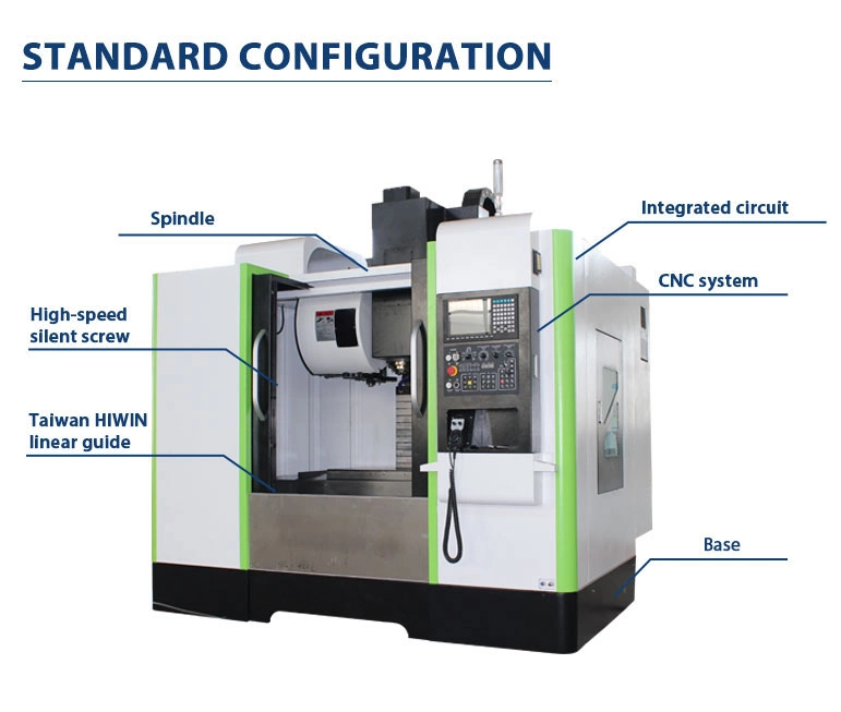 CNC Vertical Milling Machine Vmc 850 Machining Center