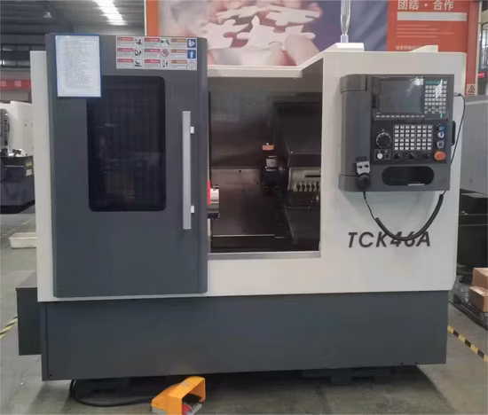 미니 경사 침대 금속 선반 공작 기계 Tck36A 중국 선반 CNC 공작 기계